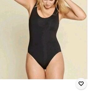 Andie Catalina Black Women's One-Piece Swimsuit Nwt XS